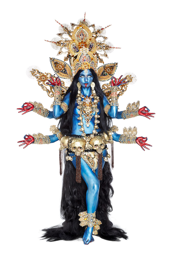 Kali Blue Indian Goddess
